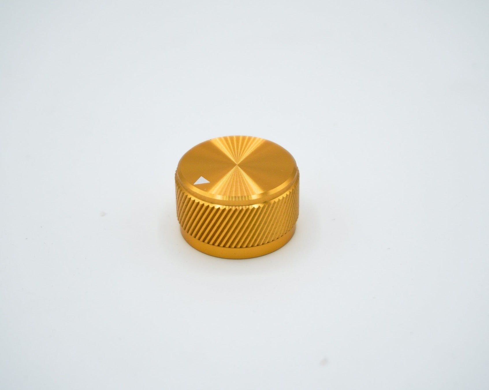 Yellow Anodized Aluminum Knob with Indicator - 1.25u