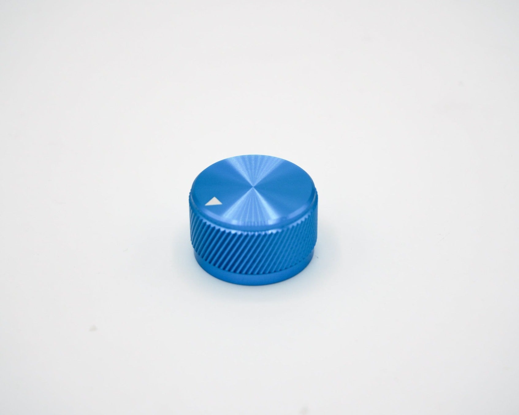 Blue Anodized Aluminum Knob with Indicator - 1.25u