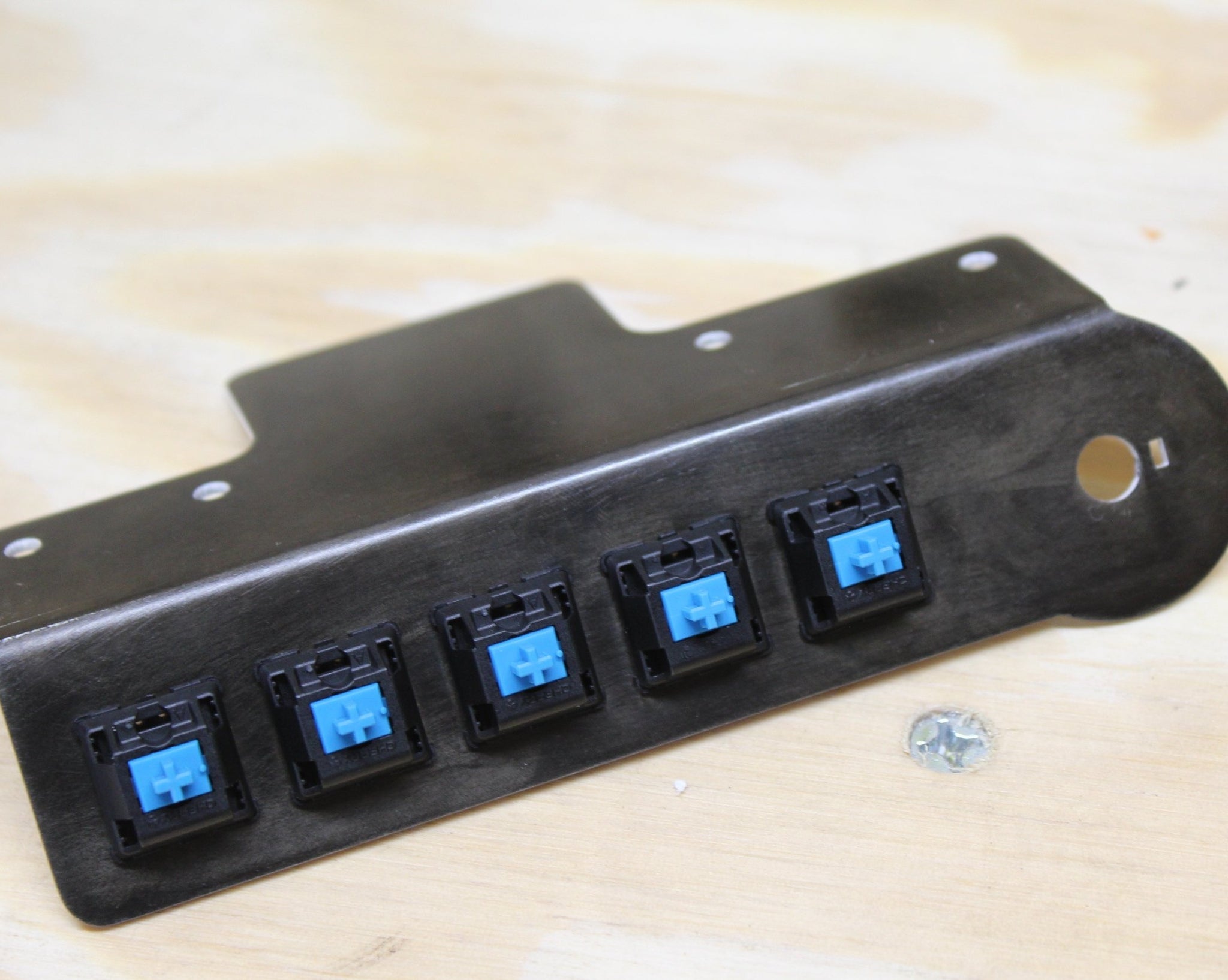 Gun Metal Blue Plate Upgrade for Pikatea Macropad GB3 - Pikatea