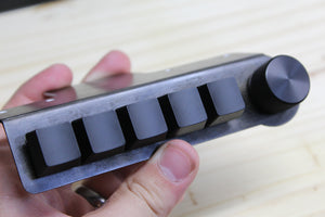 Gun Metal Blue Plate Upgrade for Pikatea Macropad GB3 - Pikatea
